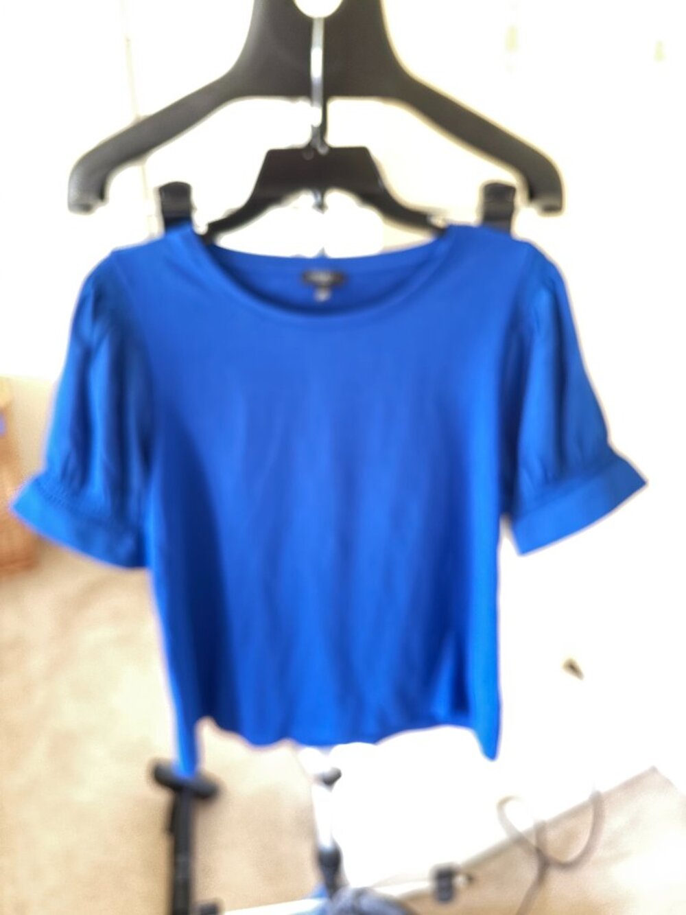 Talbots Petite Womens short sleeve shirt